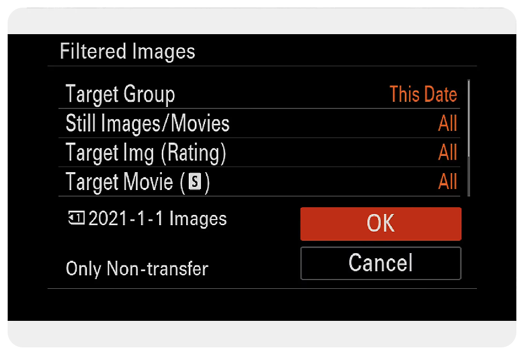 Sony A7 IV File transfer